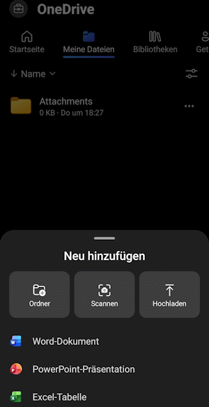 Konto auswählen